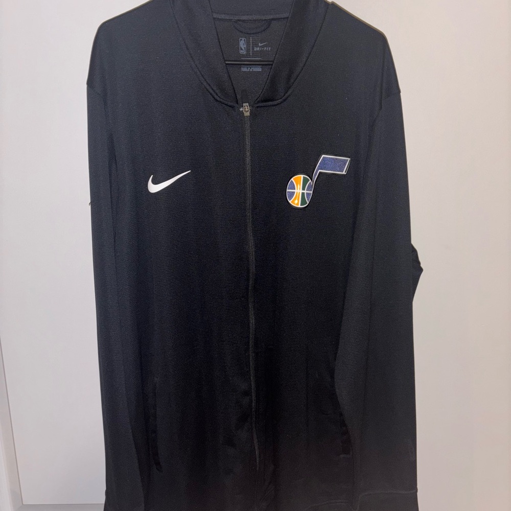 Nike Utah Jazz Black Full-Zip Hoodie XXLT